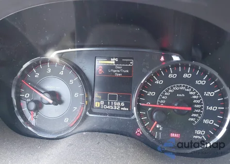 2018 Subaru Wrx Limited из США, поврежденный, VIN JF1VA1H68J9836112